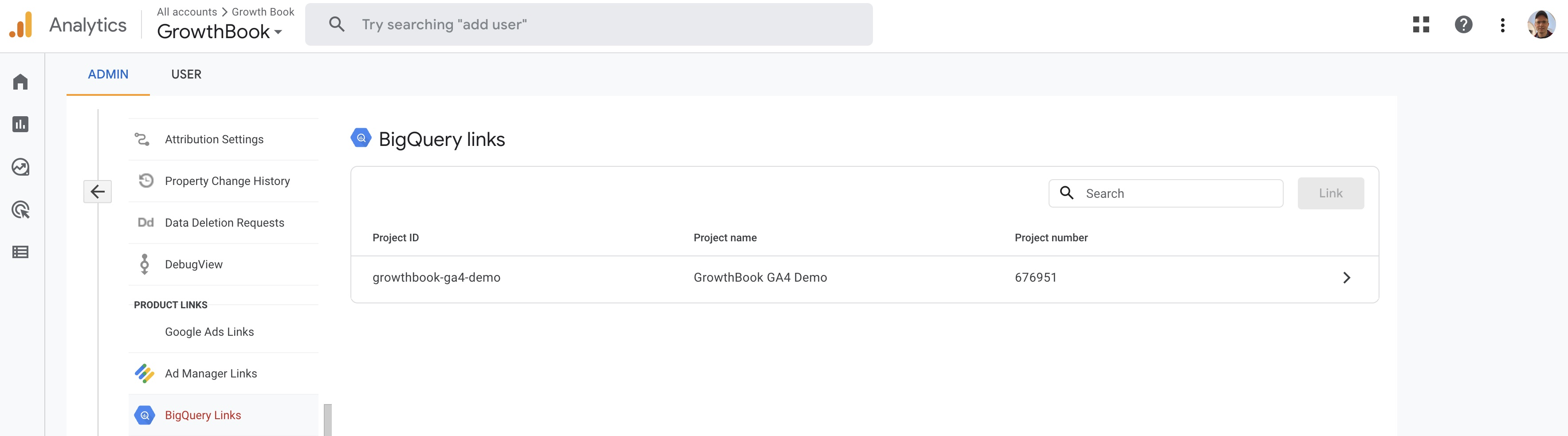 GA4 BigQuery successfully connected